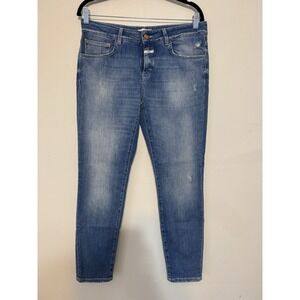 Closed - Skinny Mid Rise Blue Jeans Size 30 Stretchy Made In‎ Italy
